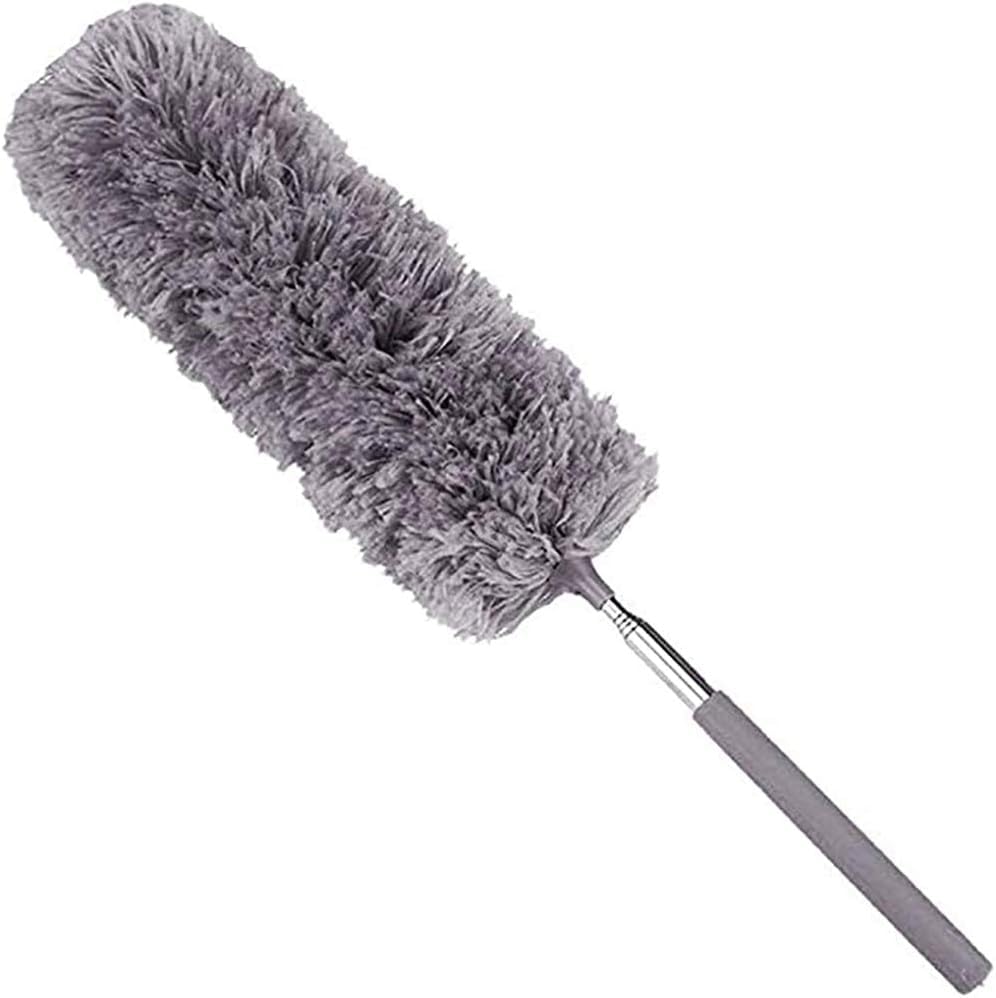 Microfiber Duster for Cleaning, Washable Feather Dusters, Extendable Pole, Cleaning Tools for Office, Car, Window, Furniture, Ceiling Fan