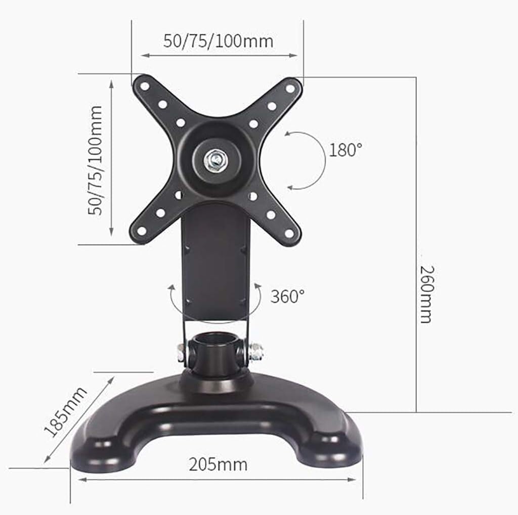 TV Stand Universal LCD TV Base Display Rack Bracket 14-27inch