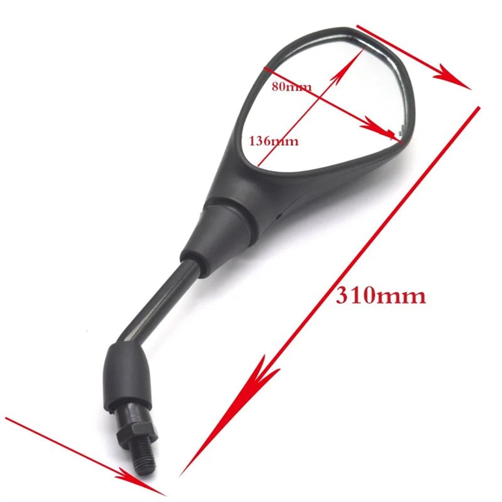 Pour BMW Pour R1200gs Pour R1200GS Pour R1200RT Rétroviseur De Moto Universel 10mm Rétroviseurs Gauche Et Droit Rétroviseur Latéral Du Boîtier Rétroviseurs Moto