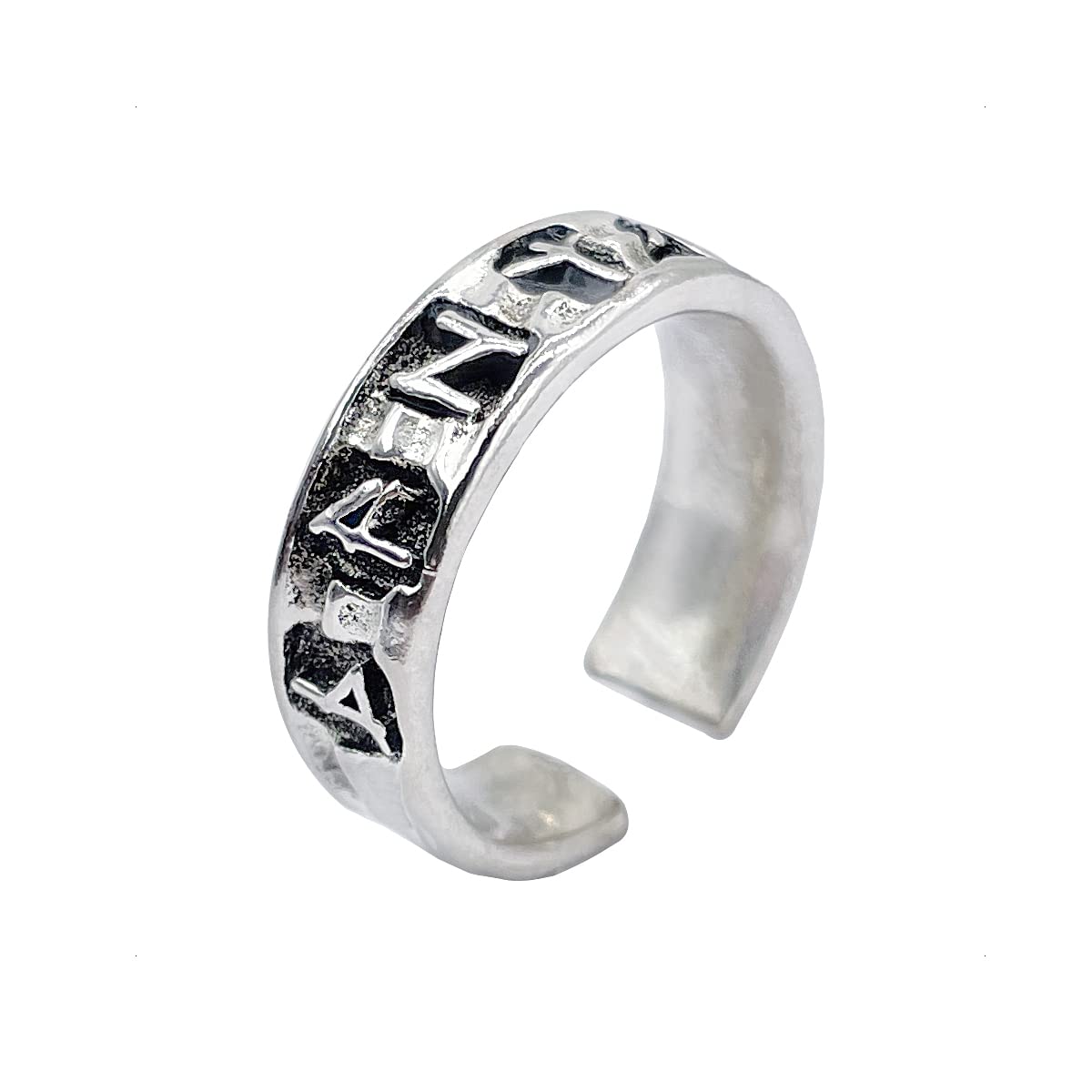 Bague Ajustable Serpent Noir / Aigle / Chien / Hibou – Style Viking & Hip Hop, Unisexe Et Réglable