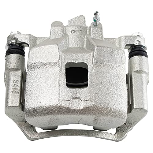 Image of TRQ Front Left Brake Caliper w /Bracket Drivers Side | For 1998-2002 Chevrolet Prizm Toyota Corolla