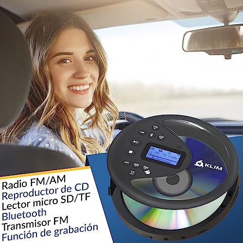 Reproductor de CD portátil ideal para coches KLIM Discover con MP3 2