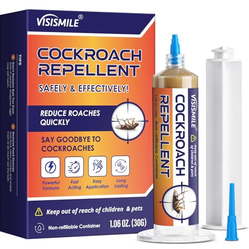 Image of Cockroach Gel Bait Indoor and Outdoor: Roach Repellents for German Cockroaches, Small Roaches- Cockroach Deterrent for Homes and Kitchens 1 PCS