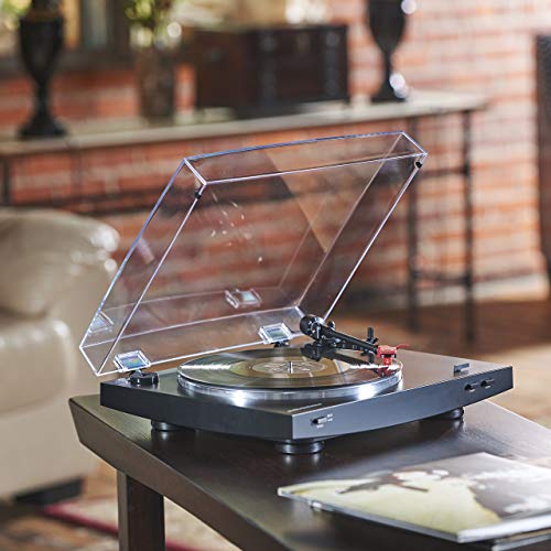 Audio-Technica AT-LP3BK Plateau tournant stéréo à courroie entièrement automatique Noir noir - Les Beatles, Paul McCartney, John Lennon, RIngo Starr, George Harrison Audio-Technica AT-LP3BK Plateau tournant stéréo à courroie entièrement automatique Noir noir – Image 6