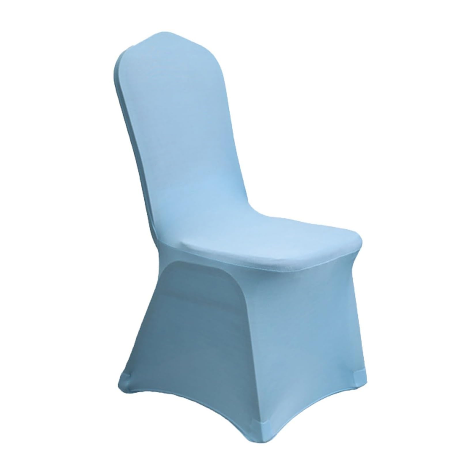 Housses de chaises d'hôtel et banquet en élasthanne bleu durable