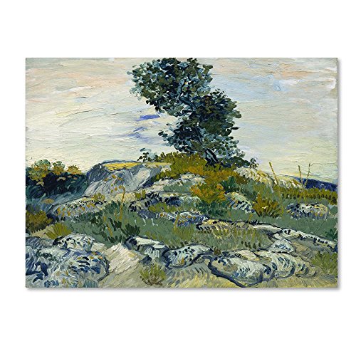 Canvas Wall Art - Van Gogh 'The Rocks' Wall Art