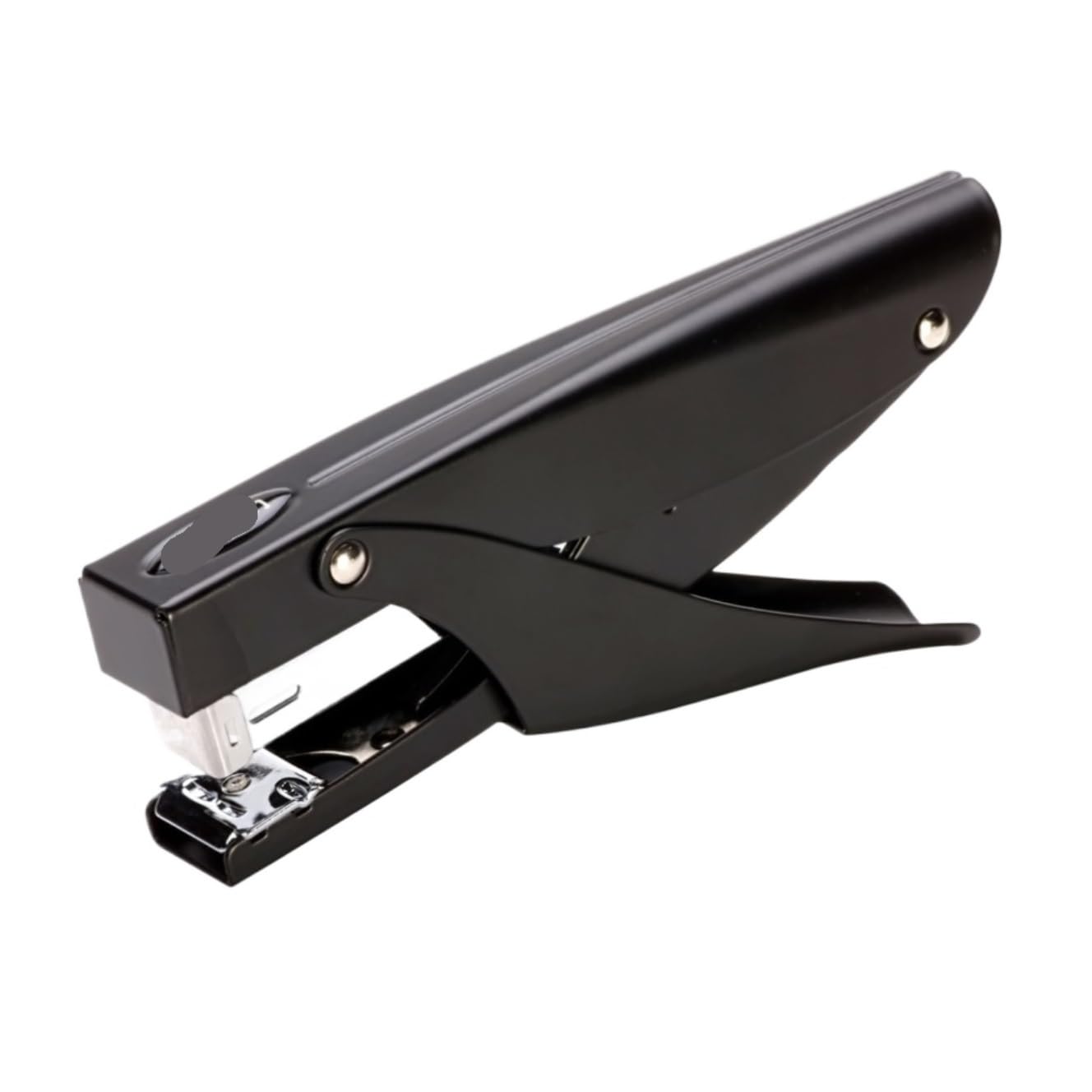 Cucitrice da Scrivania Cucitrice Portatile for Snack da Asporto con Pinzatrice for Carichi Pesanti, Cucitrice Manuale Salva-Lavoro Spillatrici per Ufficio(Black)