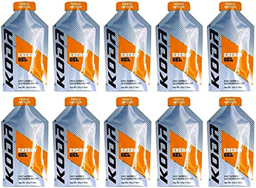KODA コーダ エナジージェル マンゴーパッション味 (45g×10個)【補給食説明書付】 KODA コーダ エナジージェル マンゴーパッション味 (45g×10個)【補給食説明書付】
