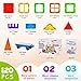 cossy 120Pcs Magnetic Tiles Magnetic 3D Building Blocks Set Educational Construction Toys for 3+ Year Kids with Stronger Magnets, Educational Toys, Recreational, Conventional
