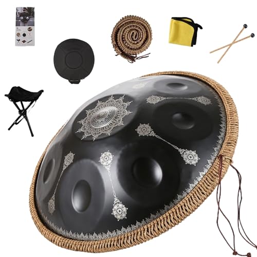 22�C���`�X�`�[���n���h�p���h�����y��A�v���̃p�t�H�[�}���X�̂��߂�D�}�C�i�[�N���h�n���h�p���h�����A��l�̂��߂�440Hz�n���h�h�����A�n�[���j�b�N�p�[�J�b�V�����y��(Mandala,9 Notes (440Hz))