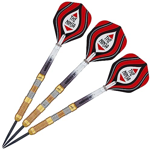 Unicorn Steel Tip Darts Set Core XL T95 Series Style 1 95 Tungsten Barrels With Blue Accents 22 G - View #12