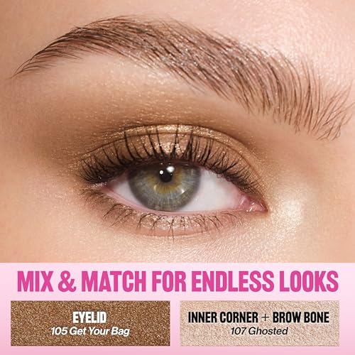 REVLON Glimmer Shadow Multi-Stick, Eyeshadow, 103 Main Character | Multi-use shadow delivers all-day, fade-resistant color. Crease-proof, and waterproof. Built-in primer + jelly blender tip. - image 7