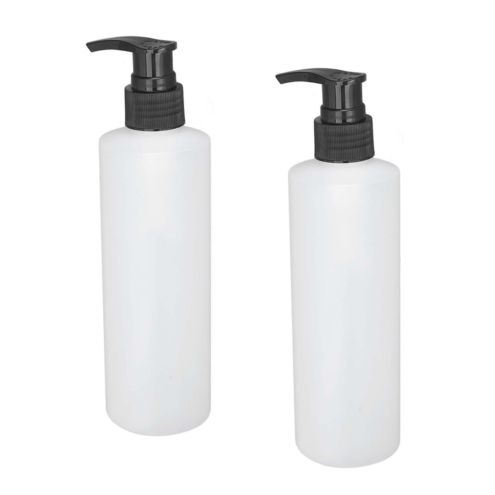 Denash Dispenser con Pompa Scalda Olio per Massaggi, Accessorio di Ricambio Bottiglia Dispenser con Pompa Scalda Olio per Massaggi Bianca 2 Pezzi 250 Ml Riutilizzabile per Lozione