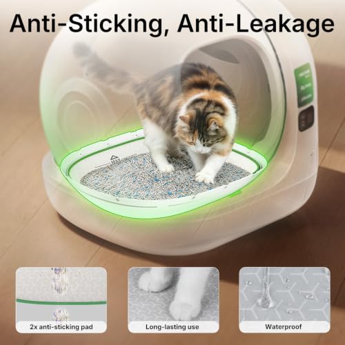 Image of PETKIT Purobot Max 3 Automatic Litter Box Odor Control | Self-Cleaning Cat Litter Box App Control Anti-Leak Large Opening & Low Entrance Safety Sensors, with 1 Roll Trash Bag