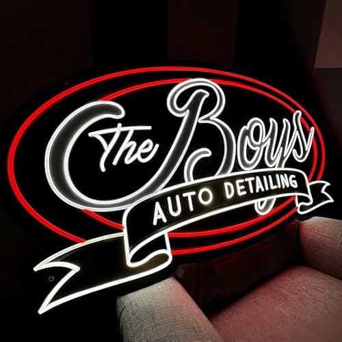 Image of CIONAOR Custom Neon Sign, Personalized Business LED Logo Customizable, Light Up Name Sign for Salon Beauty Nail Studio Office Backdrop, UV Printed Neon Lighting, Professional Gift for Event Party
