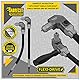 14-teiliger SabreCut SCRAD02 305mm robuster 1/4 Zoll kompakter flexibler rechtwinkliger Schlagschrauber-Bithalter 25-mm-Bits-Set Dual-Positions-Griff magnetischer federbelasteter Schnellverschluss