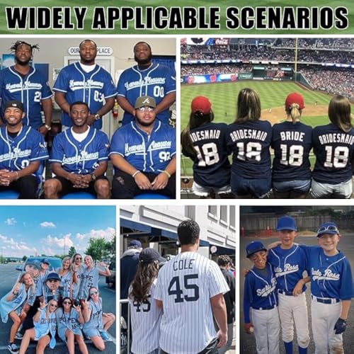 Custom Baseball Jersey Personalized Stitched Printed Teamname Your Name and Numbe Logo for Men Women Youth miniatura 5