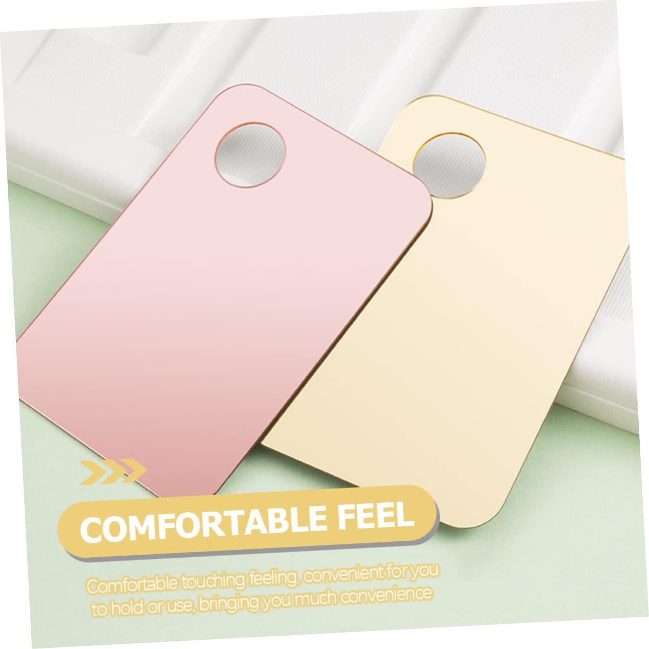FRCOLOR 10 Set tavolozza dei colori tavolozza arrossire tavolozza per unghie palette strumenti di pittura piccolo vassoio per miscelare il trucco strumento di miscelazione dei pigmenti