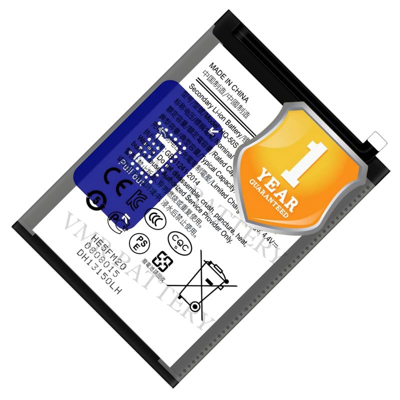 Image of Original HQ-50S Battery Compatible for Samsung Galaxy A02 (SM-A022F) | A02s (SM-A025F) | A03 (SM-A035F) | A03s (SM-A037F) | A14 (4G) (SM-A145F) | F02s (SM-E025F) | M02s (SM-M025F) - 1 Year Warranty