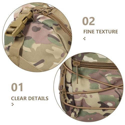Mochila de senderismo Healifty estilo camuflaje multipropósito miniatura 3