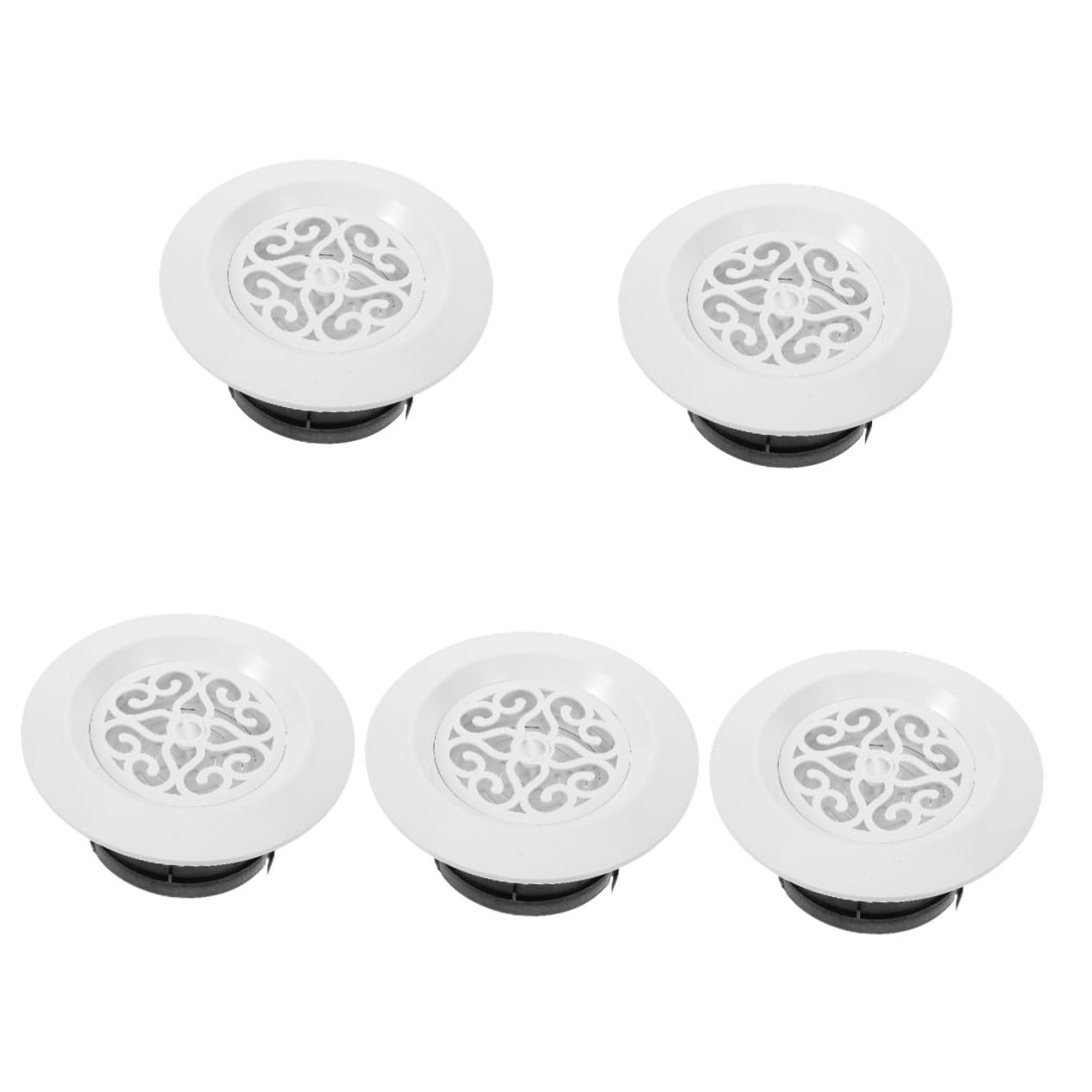 Couverture air couvercle d'aération de plafond rond 5,5 pouces pour climatisation centrale