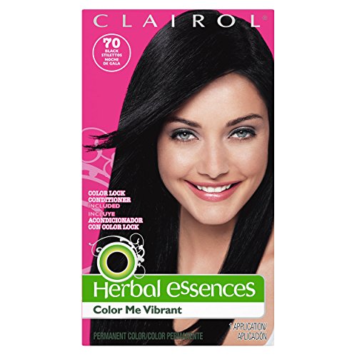 Herbal Essences Color Me Vibrant Permanent Hair Color 070 Black Stilettos 1 Kit (PACKAGING MAY VARY)