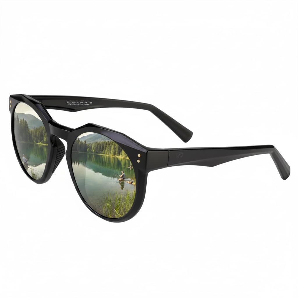 Gafas de Sol Genuinas de Vidrio Polarizadas de Alta Definición Hombres y Mujeres, Diseño Italiano, Lentes de Vidrio Verdadero Corning