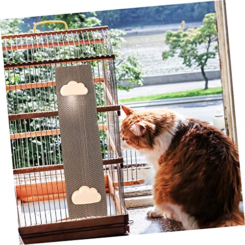 NOLITOY 1 Conjunto De Poste Fixo Para Arranhar Gatos Poste Para Arranhar Brinquedo Para Arranhar Tor