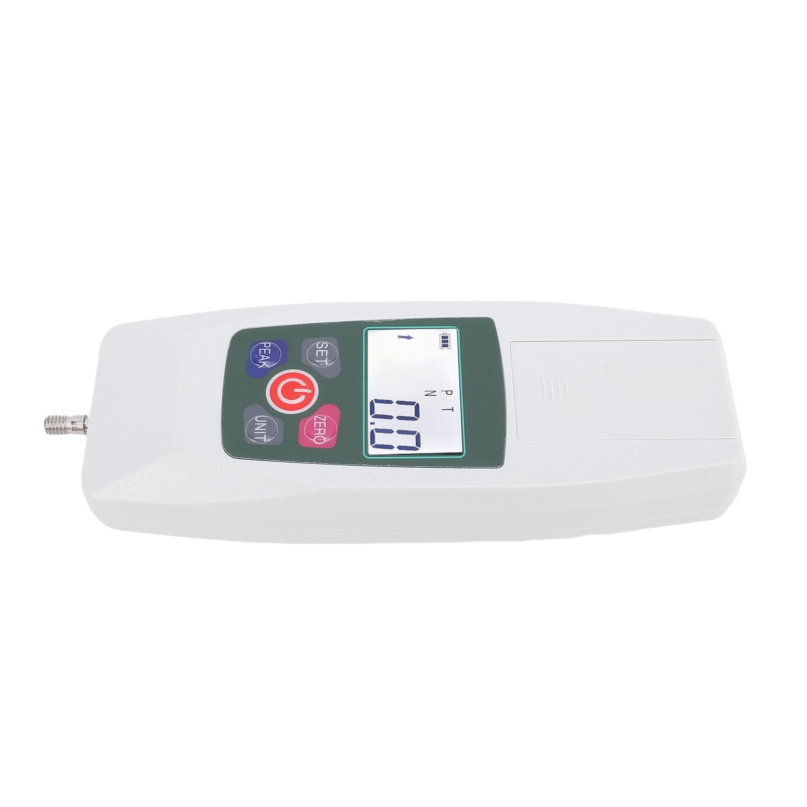 Domary Dinamómetro Digital Push-Pull 500N 50kg 110Lb Medidor de Fuerza con LCD Retroiluminado Apagado Automático Alarma Zumbadora para Medición de Compresión Tensión Medidor Portátil