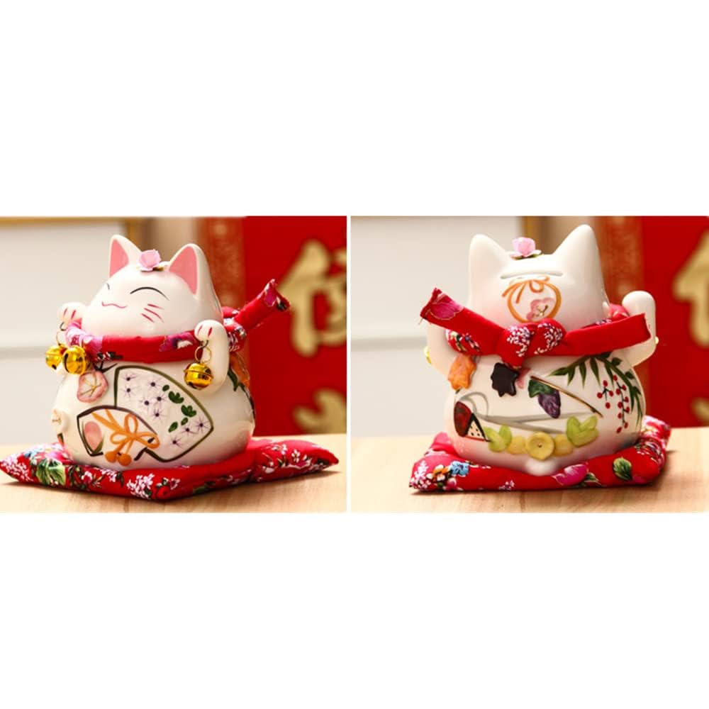 その他 lucky cat coin bank Amazon.com: Lucky Cat Coin Bank Style Ornately Decorated