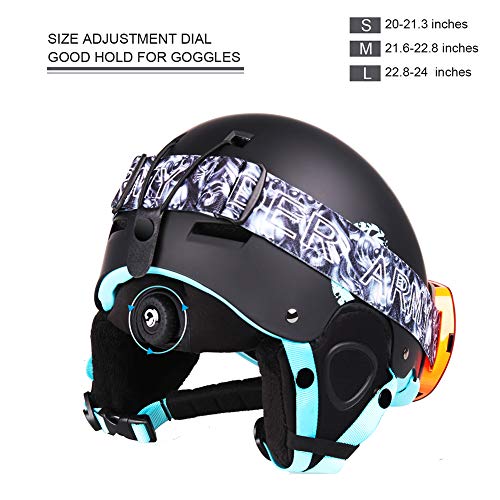 Ski Helmet for Men, Women, Youth & Kids, Snowboard Helmet with ASTM Certified Safety, 3 Sizes Options - Image 4