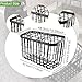 Tdoutop Bike Basket Rear Trike Cargo Basket Large Electric Bicycle Basket for Adult