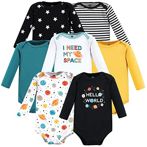 Image of Hudson Baby unisex-baby Cotton Long-sleeve Bodysuits