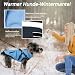 Savlot Hundemantel Wasserdicht Hundejacke Hundepullover mit Reißverschluss Kleine Hunde Winter Warme Jacke Winddicht 2 in 1 Outfit