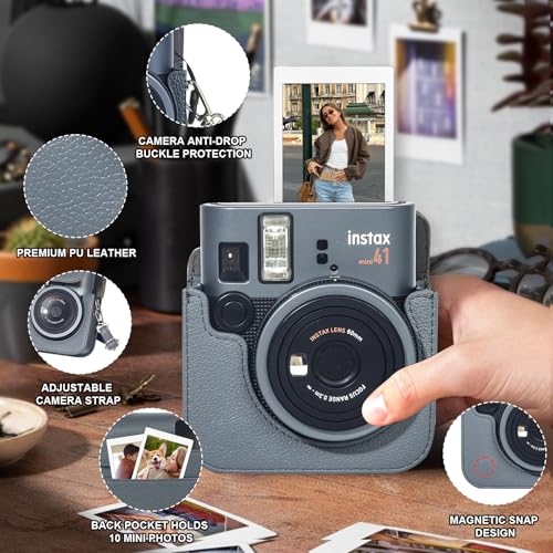 Kit de accesorios para cámara Fujifilm Instax Mini 41 gris miniatura 2