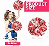 Zoom IMG-1 4pcs metallico cheerleading pom poms Zoom IMG-1 4pcs metallico cheerleading pom poms