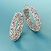Ross-Simons Sterling Silver Byzantine Hoop Earrings