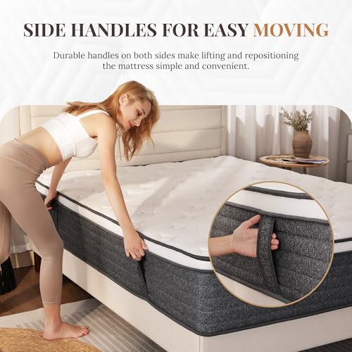 Image of CH CHARME HOUSE King Size Mattress, 12 Inch Hybrid Mattress King Size
