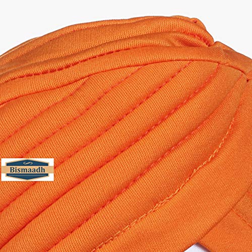 Image of BISMAADH Instant Readymade Turban for Men & Women Head Wrap Lightweight Cap Headwear Sikh Pagri