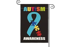 AVOIN Autism Awareness Vertical Double Sided Garden Flag