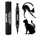 Eyeliner Stamp With Cat Eyeliner Stencils, Waterproof Long Lasting Liquid Eyeliner Pen Smudge proof Winged Eyeliner Stamp for Wing or Cat Eye