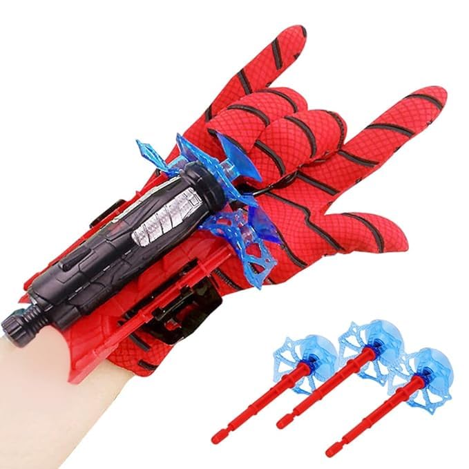 See full amazon price history chart for KHR ONLINE MART Spider-Man Web Shooter Toy Set: Hero Launcher Gloves, Disc Launcher, Sticky Wall Soft Bombs - Cosplay Accessories for Kids - Action Figure Superhero Pack 1 - Multicolor KHR ONLINE MART Spider-Man Web Shooter Toy Set: Hero Launcher Gloves, Disc Launcher, Sticky Wall Soft Bombs - Cosplay Accessories for Kids - Action Figure Superhero Pack 1 - Multicolor (B0D1GGWYW1) Amazon Price History, Amazon Price Tracker