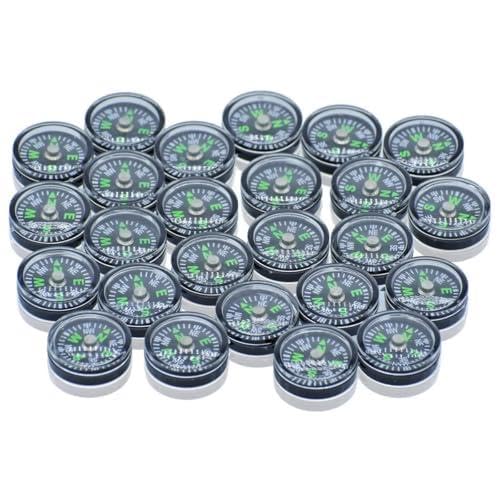 Mini Magnetic Compass Set, 20mm, Black, Pack of 25, MCM20MM-image-23