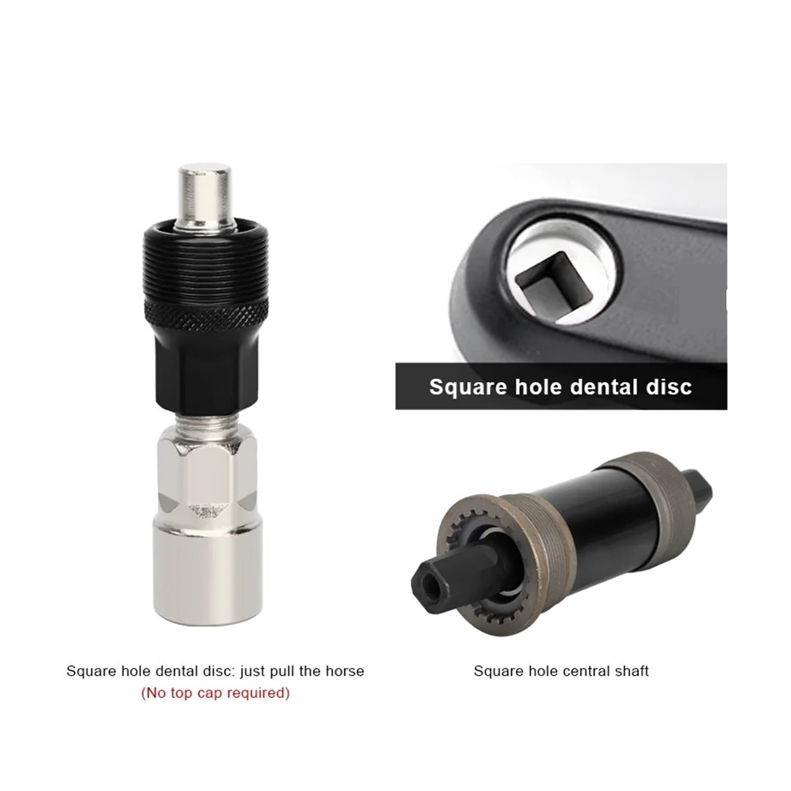 Kit de Herramientas for reparación Bicicletas, extracción del pedalier, Extractor manivela, Herramienta for Volante Bicicleta, Llave Allen 8 mm Extractor de bielas para Bicicleta