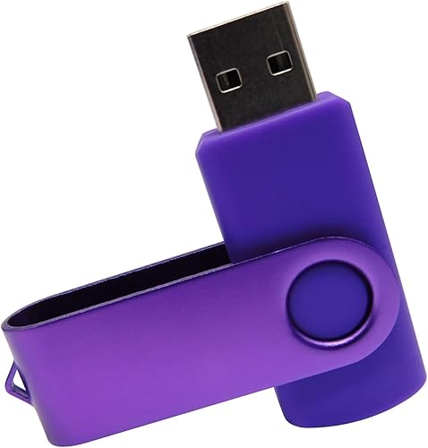 Miniatura 5 de Mini unidad flash USB de capacidad con 1 OTG (Micro USB) y 1 adaptador tipo C (USB-C) para teléfono móvil (púrpura 256 MB)