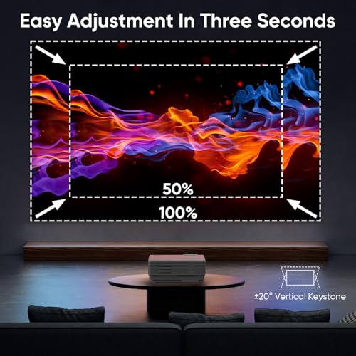 NISOO Projector with WiFi and Bluetooth M10 の商品画像 4