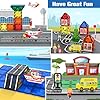 51wsimwrdvl - Magnetic Tiles Road Set with Cars for Toddlers, Magnetic Blocks for Kids Ages 3-5 4-8 5-7, Gifts for 3+ Year Old Boys Girls Kids Toys Classroom Must Haves, Magnet Building Blocks Expansion Pack