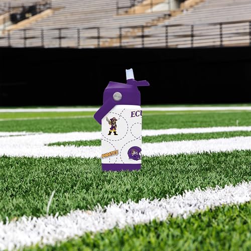 Image of Logo Brands NCAA Mascot Stainless-Steel Kids Bottle -Soft Silicone Mouthpiece, Easy To Carry, Kid-Friendly Design- Great For School & On-The-Go