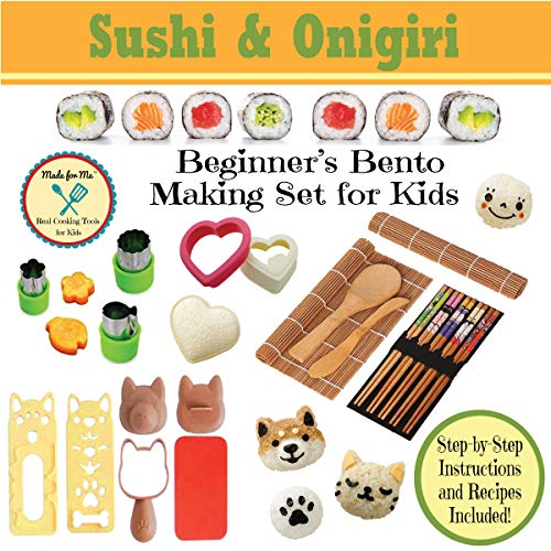 Sushi & Onigiri - Beginner's Bento Making Set for Kids with Step-by-Step Fun
