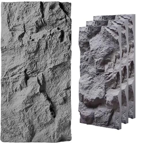 Panneaux muraux extérieurs à texture pierre Vibeo pour sublimer votre mur de terrasse en gris